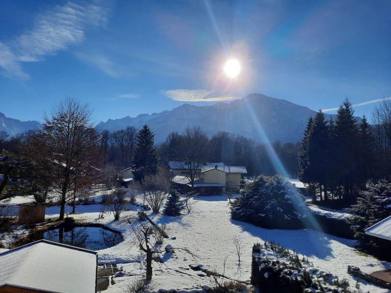 Blick vom Quellenhof im Winter